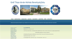 Desktop Screenshot of berettyokorhaz.hu