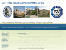 Tablet Screenshot of berettyokorhaz.hu